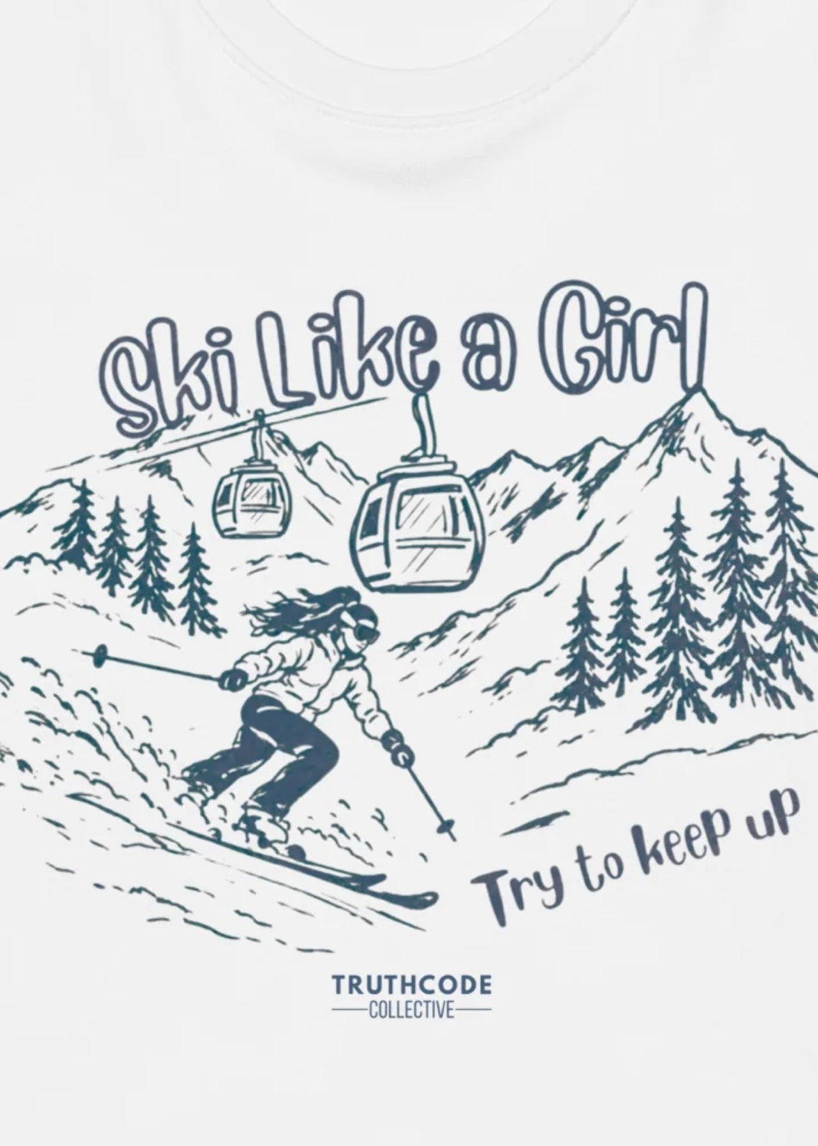 Ski Like A Girl — Organic Sweatshirt