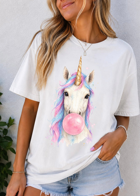 Bubblegum Unicorn — Organic Tee