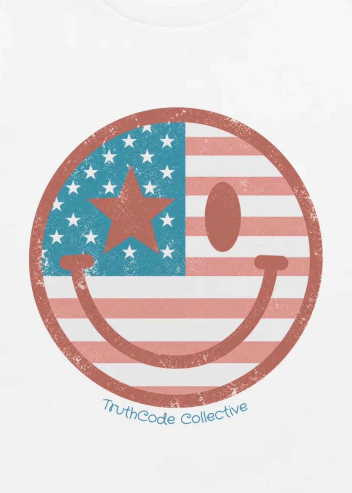 All-American Smiley — Organic Tee