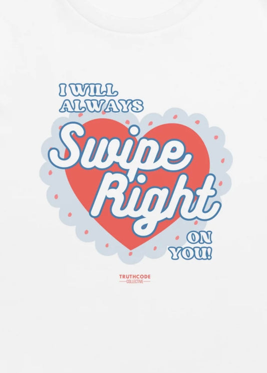 Swipe Right – Unisex Organic T-Shirt