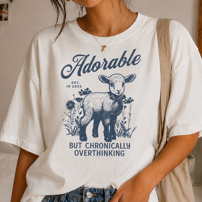 Chronically Overthinking — Organic Tee