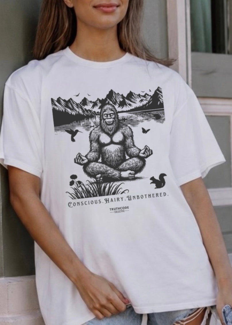 Unbothered Bigfoot — Organic Tee