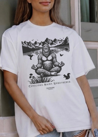 Unbothered Bigfoot — Organic Tee