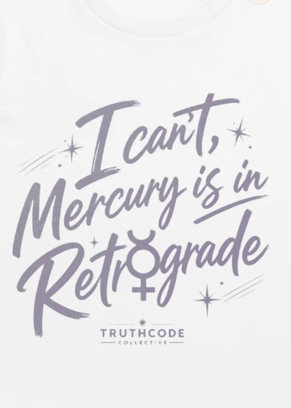Mercury Retrograde — Organic Tee