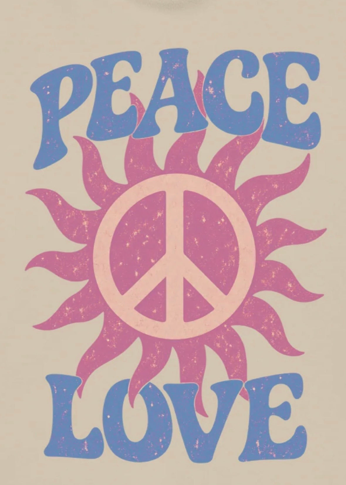 Peace & Love — Organic Sweatshirt