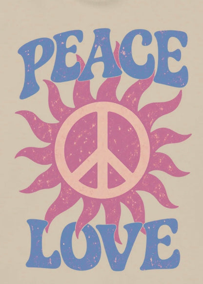 Peace & Love — Organic Sweatshirt