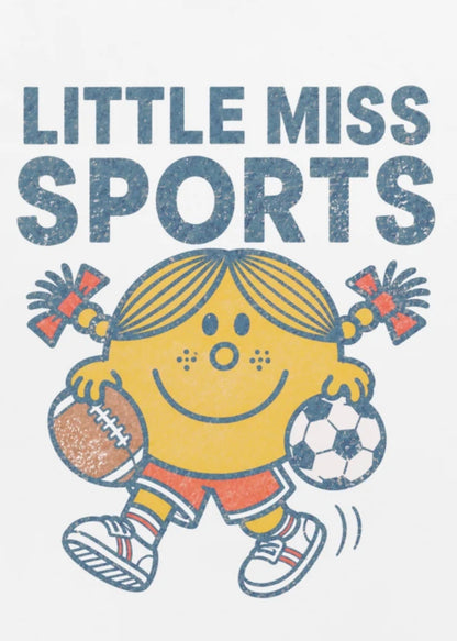 Little Miss Sports — Organic Tee
