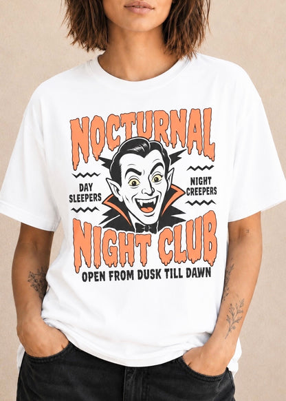 Nocturnal Night Club — Organic Tee