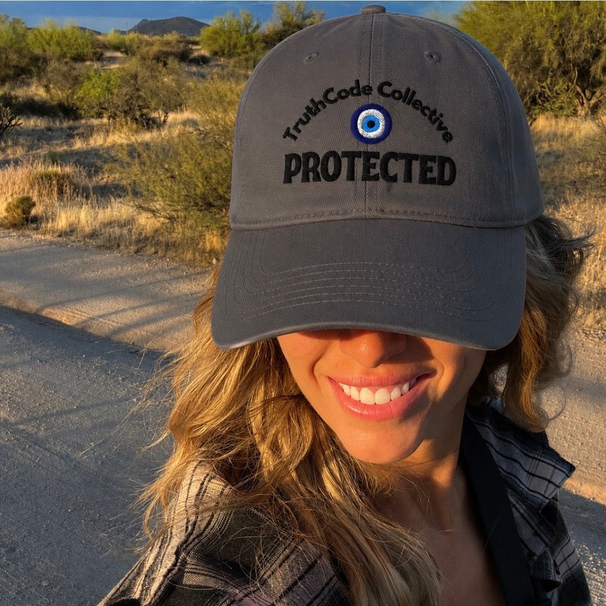 Protected — Embroidered Organic Baseball Cap