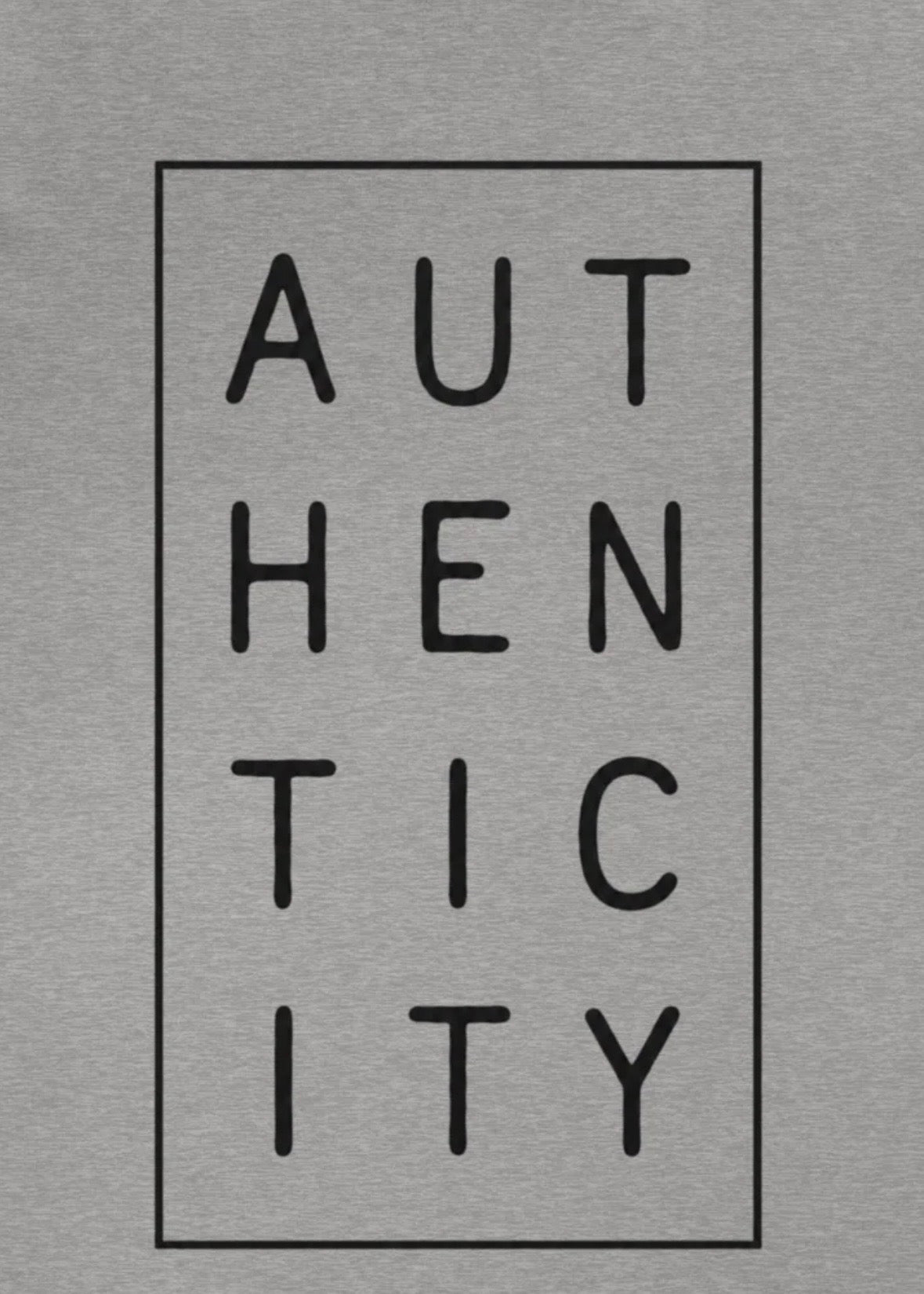 Authenticity — Organic Tee