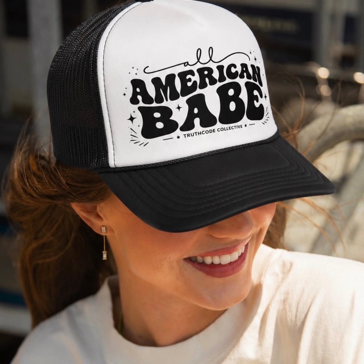 All American Babe — Trucker Hat