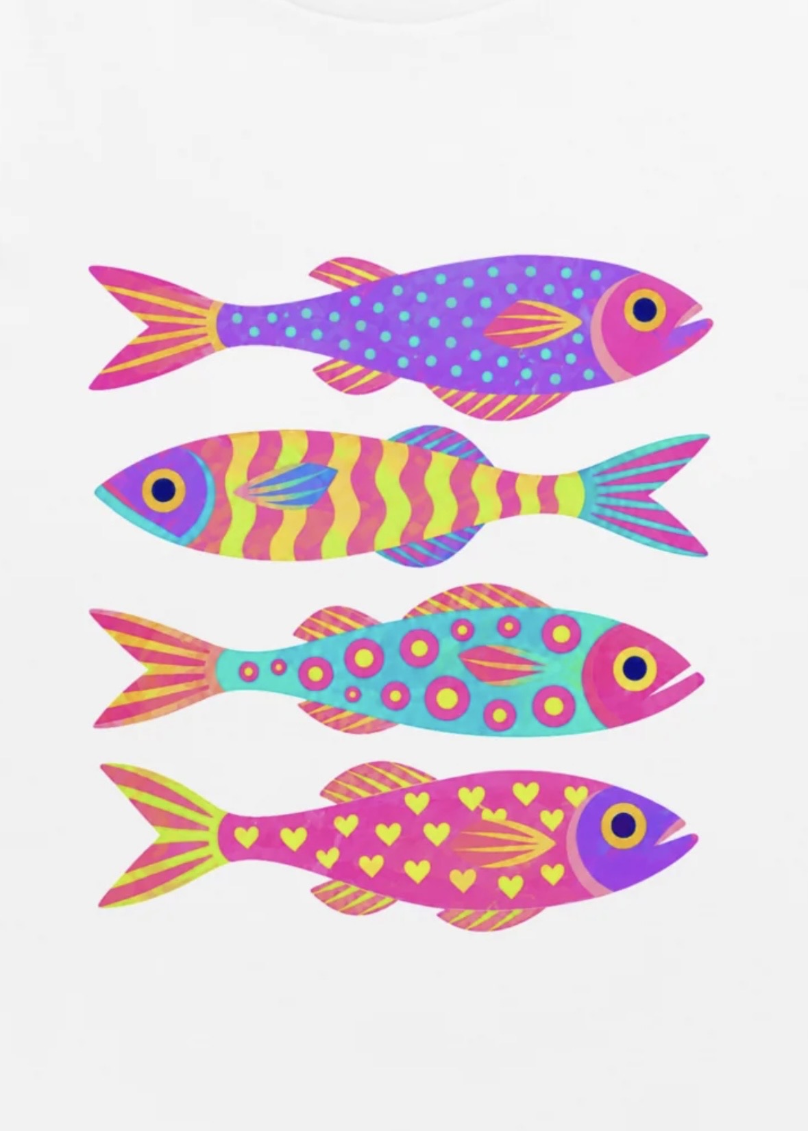 Neon Fish — Organic Tee