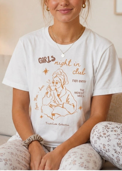 Girls Night In — Organic Tee