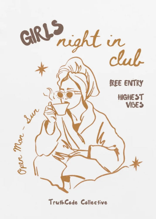 Girls Night In Club – Unisex Organic T-Shirt