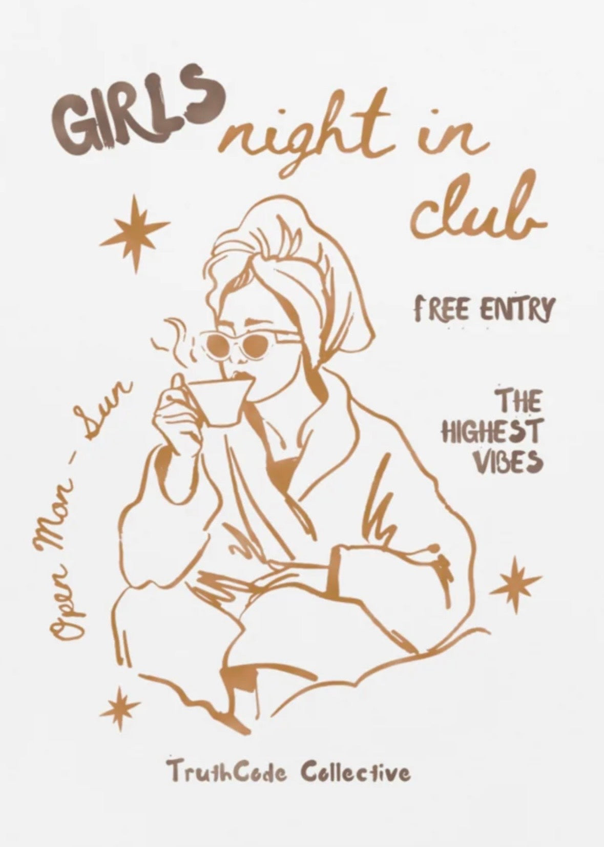 Girls Night In — Organic Tee