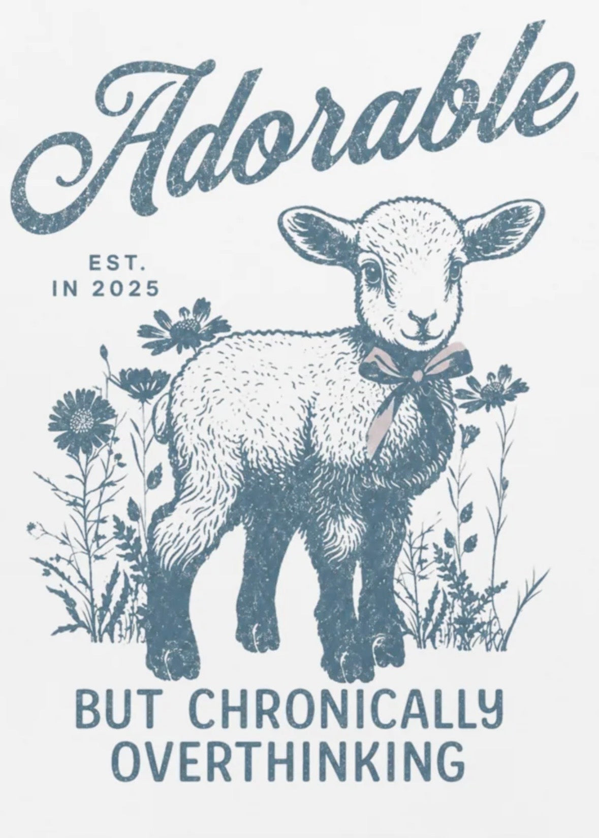 Chronically Overthinking — Organic Tee