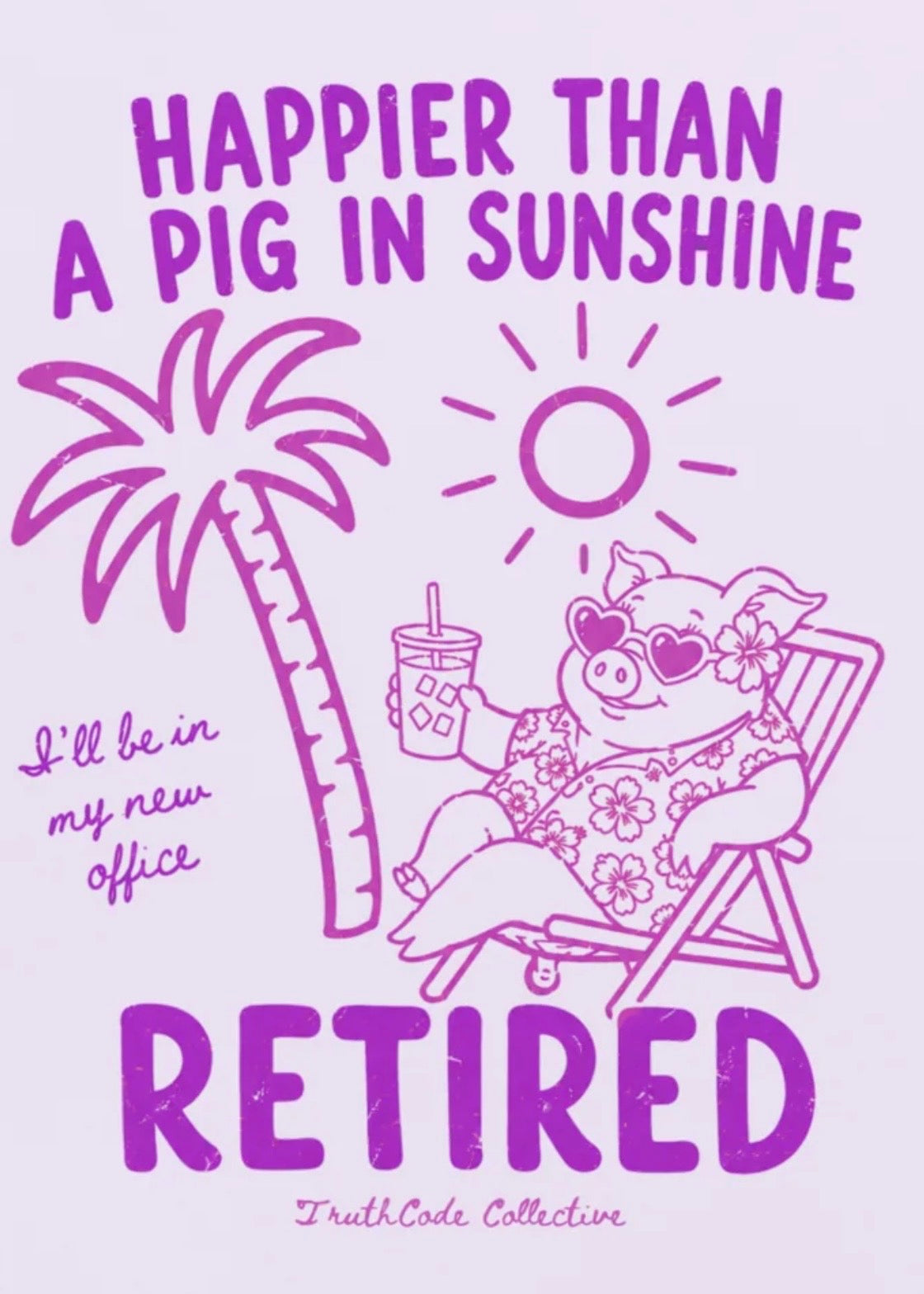 Pig in Sunshine — Organic Tee